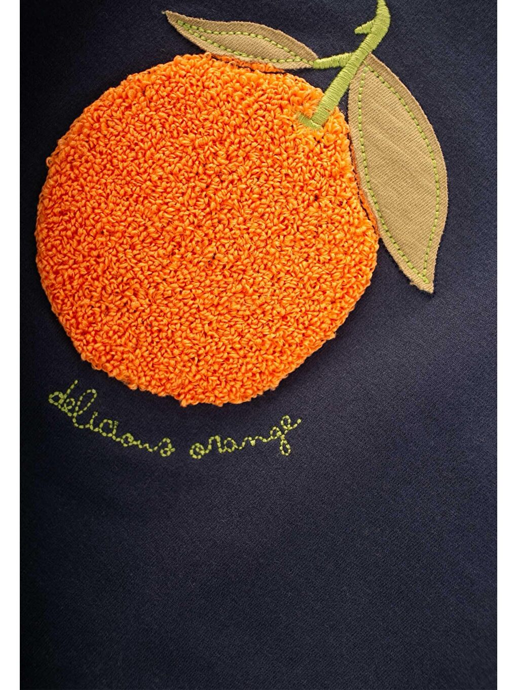 Süzene Nakışlı Sweatshirt 1-7 Yaş Antrasit-2