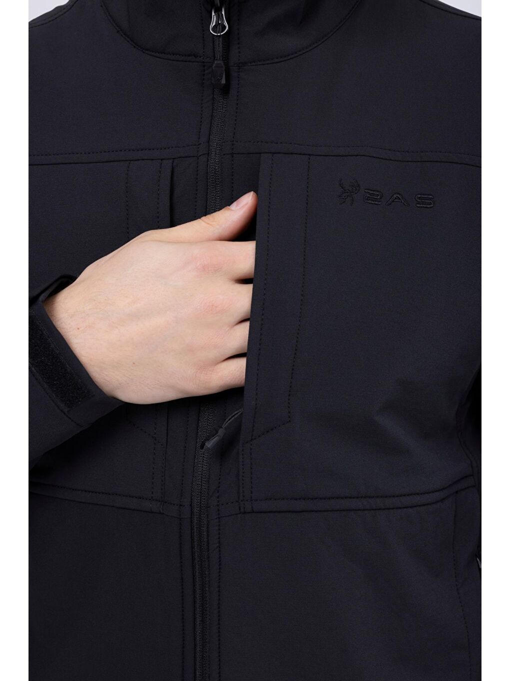 Walker Merino Yünlü Erkek Ceket Siyah-3