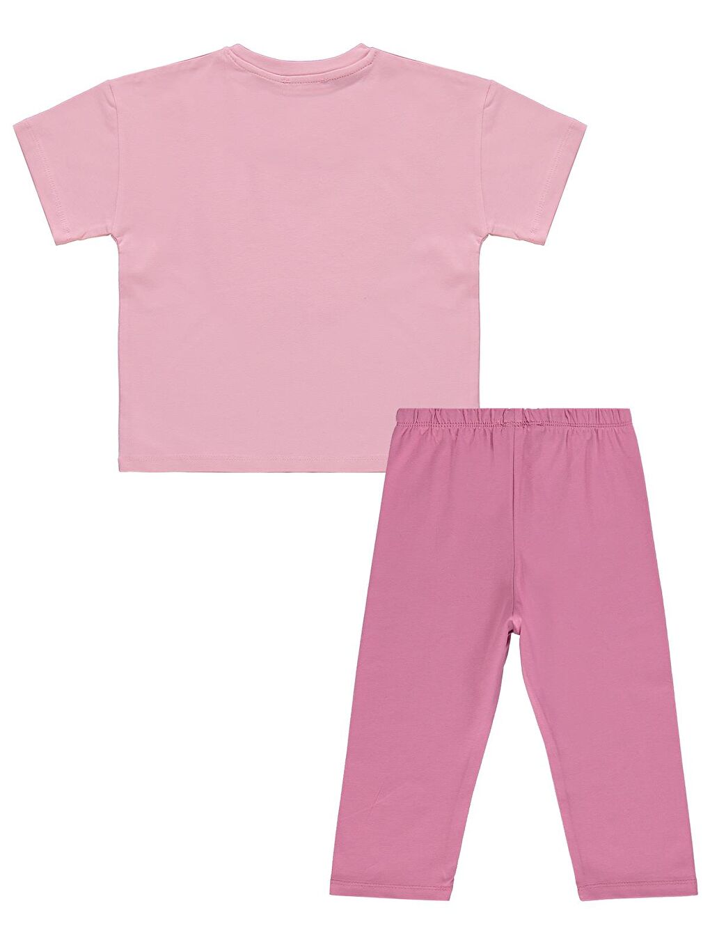 Girls Kız Çocuk Kelebek Nakışlı 6-9 Yaş Takım - Pembe-3