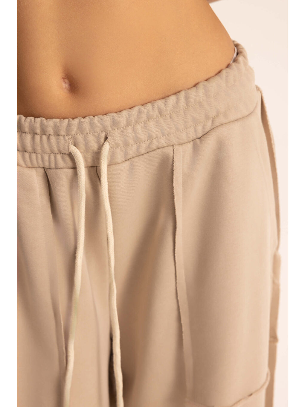 Beyaz Flex Kemik Oversize T-Shirt Eşofman Takım-6