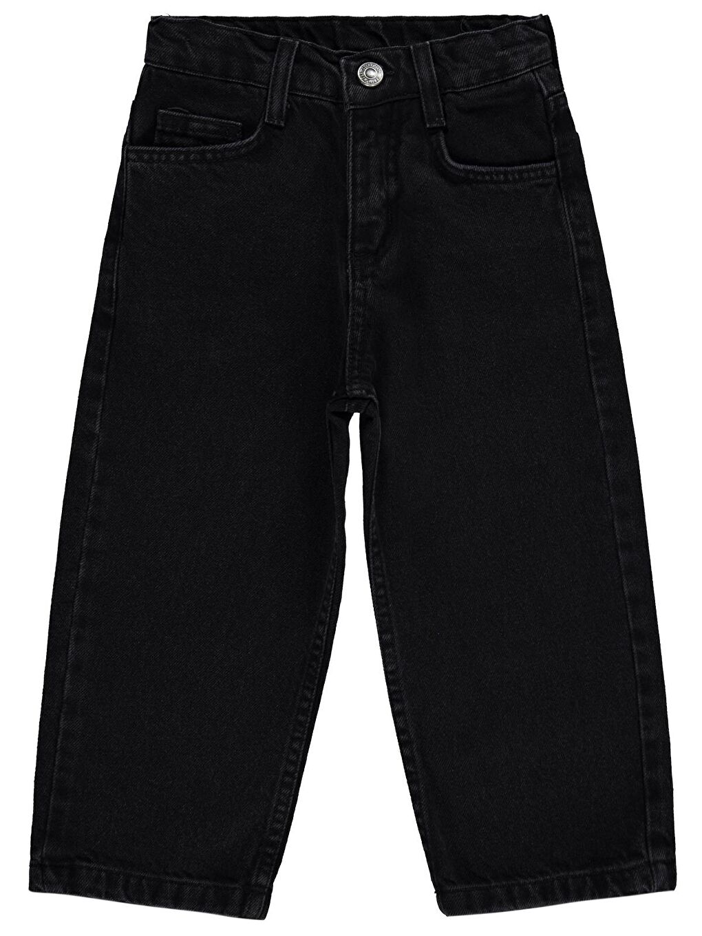 Boys Baggy Kalıp 2-5 Yaş Pantolon Jean - Siyah 5-6 Yaş