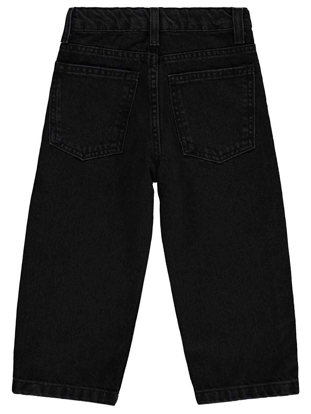 Boys Baggy Kalıp 2-5 Yaş Pantolon Jean - Siyah 5-6 Yaş-1