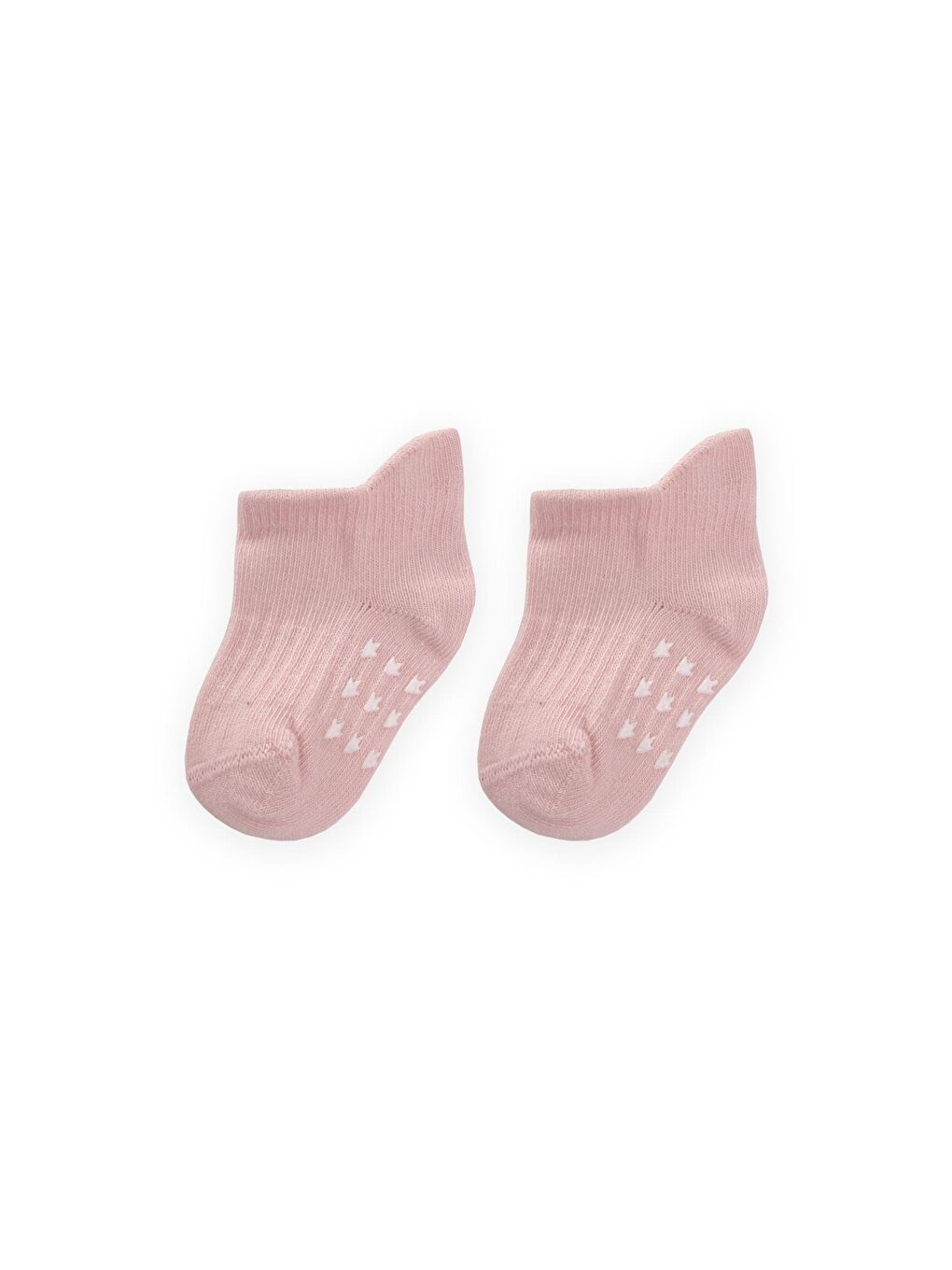 Pembe Kız Çocuk Baskılı Patik Çorap