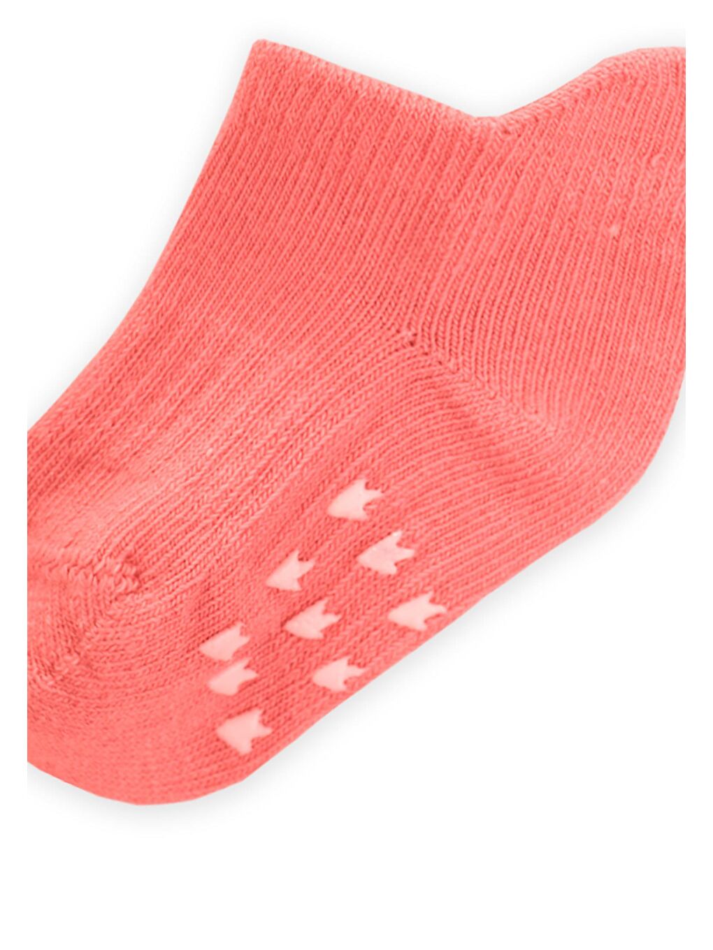 Turuncu Kız Çocuk Baskılı Patik Çorap-1