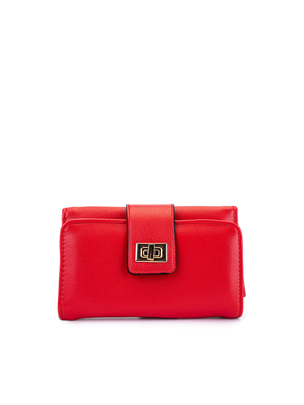 Suni Deri Kadın Cüzdan Kırmızı ZC201