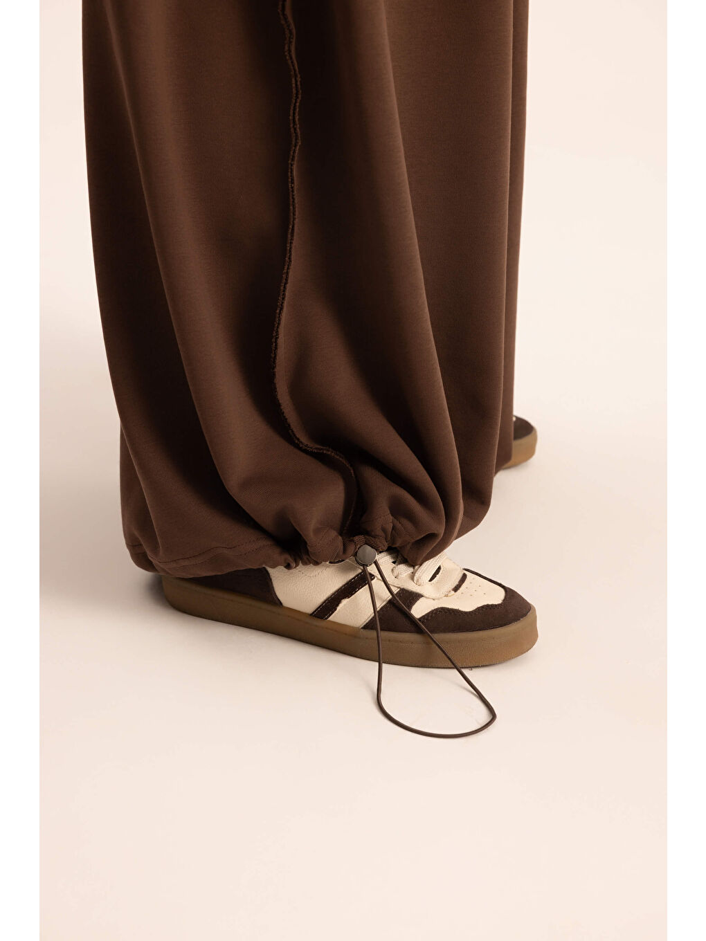 Kahverengi Flex Kahve Oversize T-Shirt Eşofman Takım-7