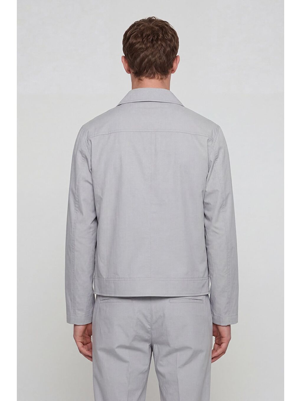 Giotelli Erkek Gri Normal Kesim Regular Fit Pamuklu Dokuma Normal Bel Takım Elbise-3