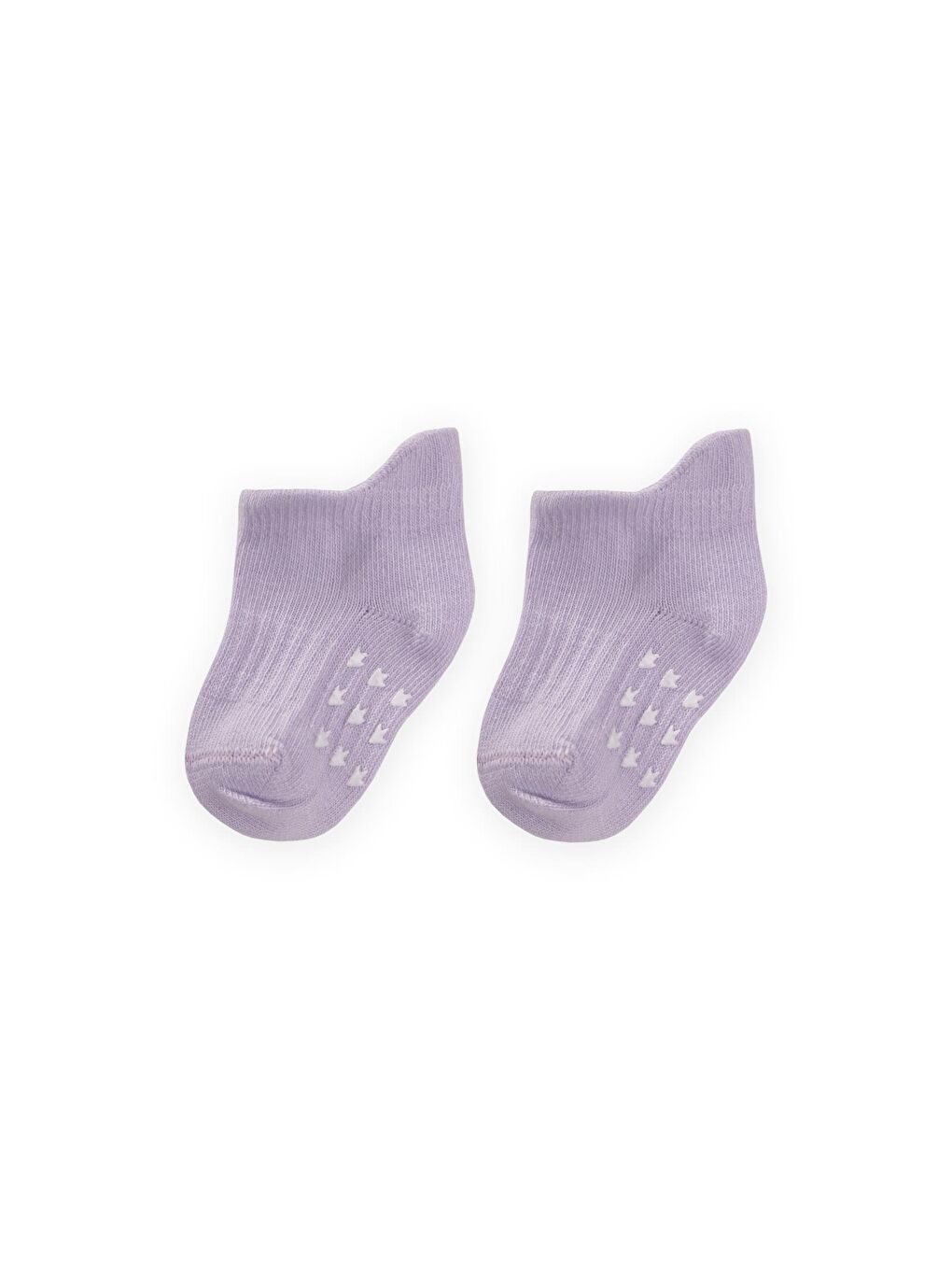 Lila Kız Çocuk Baskılı Patik Çorap
