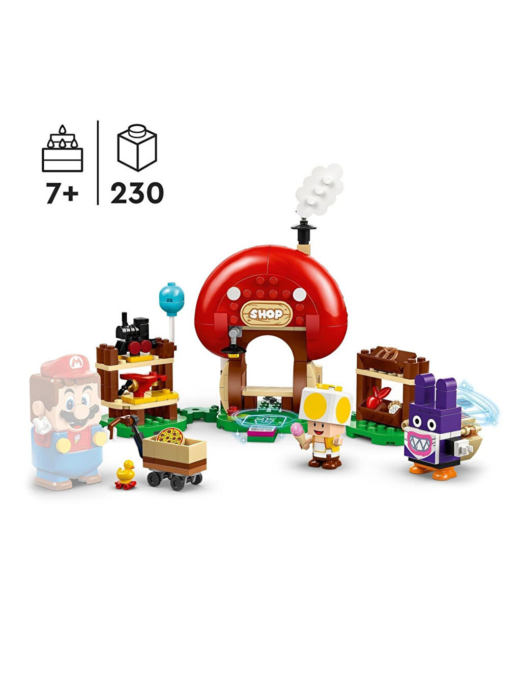 Lego Renksiz Super Mario Nabbit Toad'Un Dükkanında Ek Macera Seti 71429 - 2