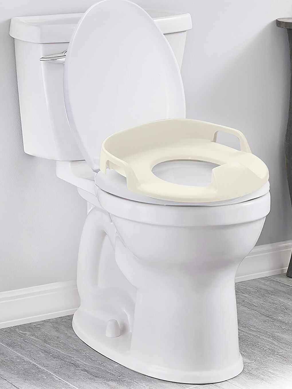 Nuve 3 in 1 Lazımlık Adaptör Basamak - Bej Standart-1