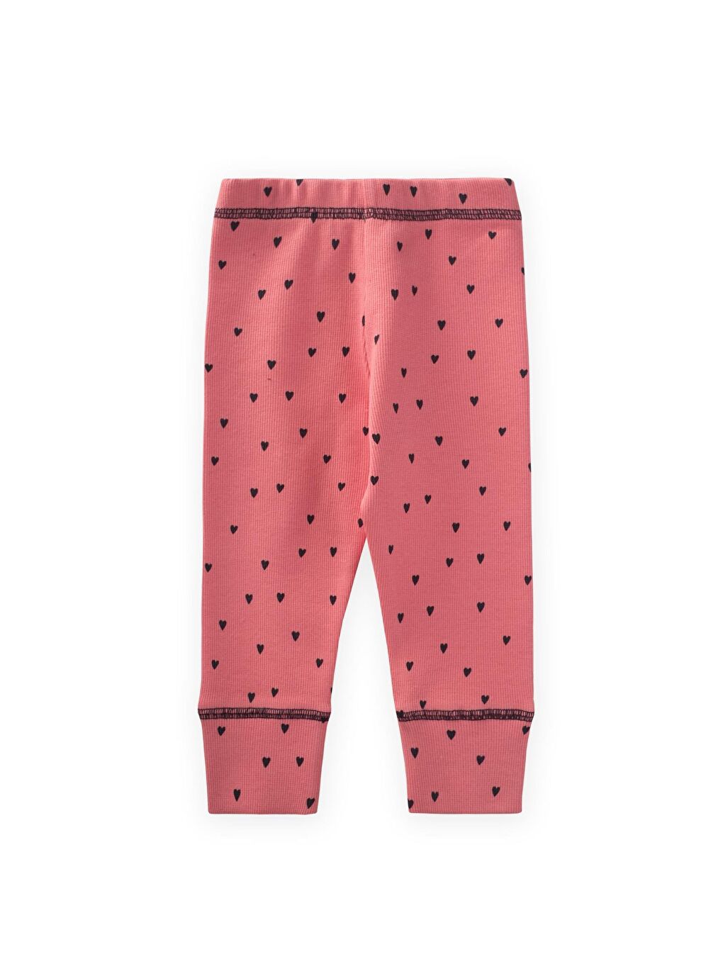 Pembe Kız Çocuk Desenli Tayt