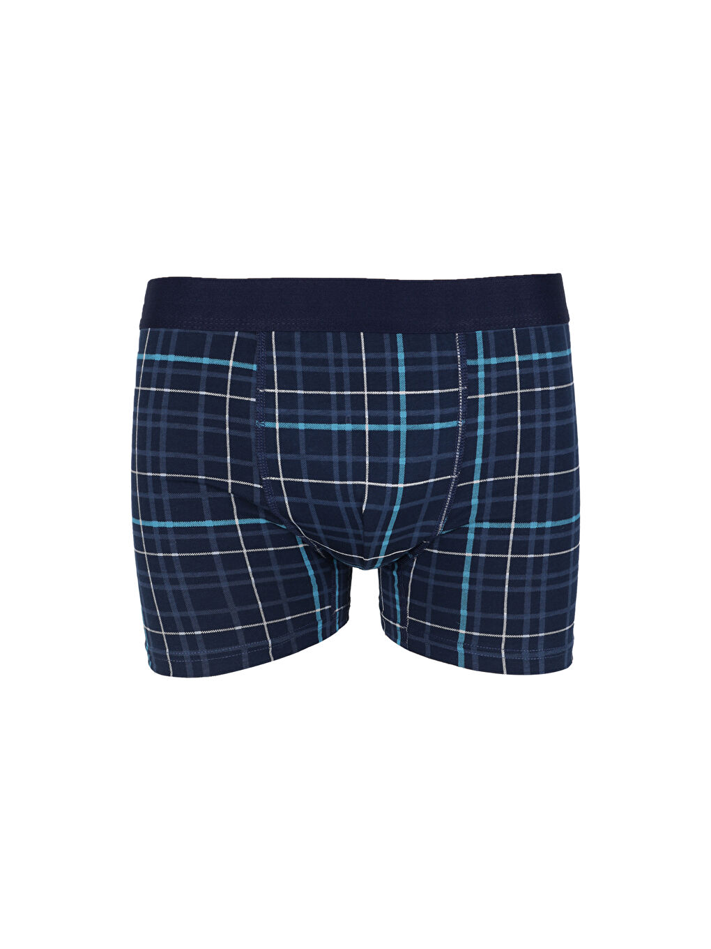 Lacivert Erkek 2'li Pamuklu Elastanlı Boxer-1