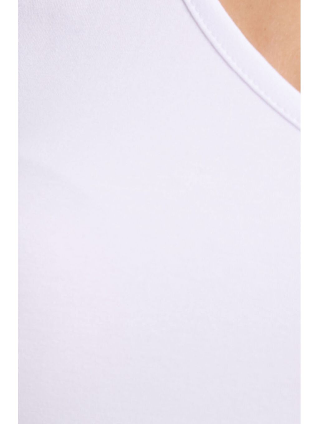 Kadın Slim Fit Dar Kesim Pamuklu Kolsuz Beyaz Crop Atlet-6