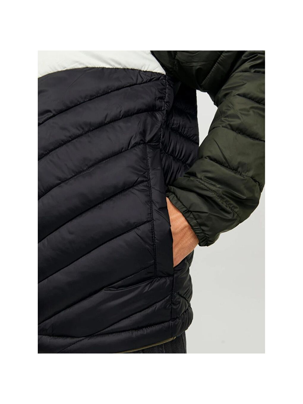 Hero Puffer Hood Erkek Yeşil Kapüşonlu Şişme Mont-2