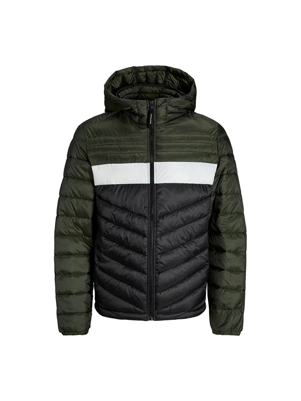Hero Puffer Hood Erkek Yeşil Kapüşonlu Şişme Mont-3
