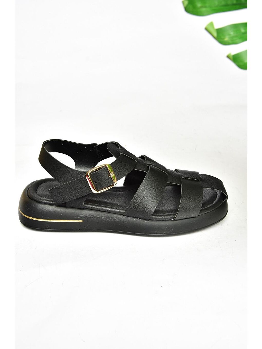 S5181060 Siyah Kadın Sandalet