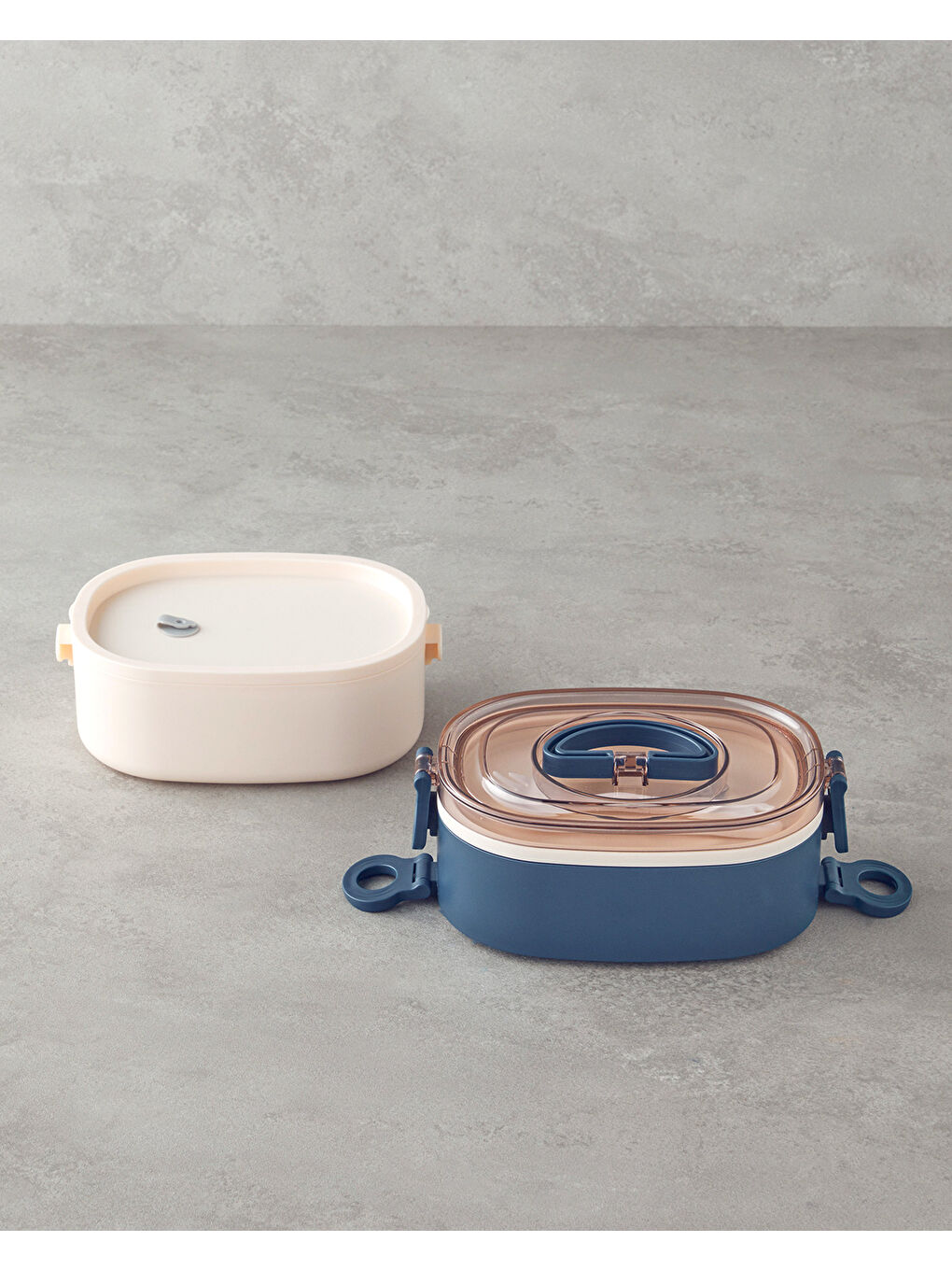 Audrey Paslanmaz Çelik 8 Parça Lunch Box 1900 ml Lacivert-2