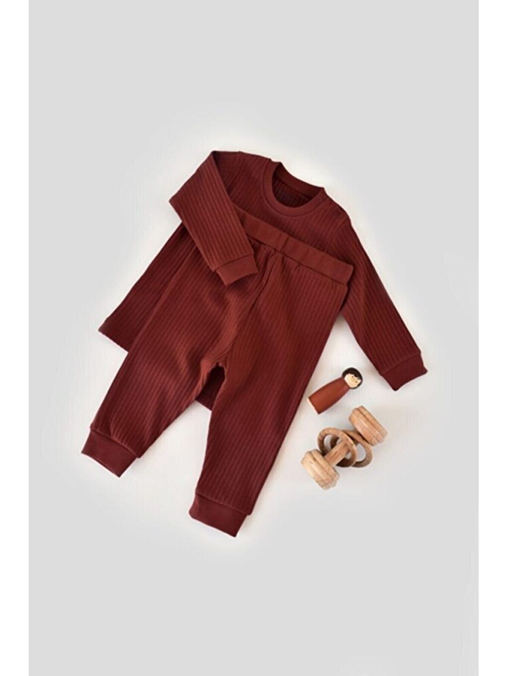 Kahverengi Ribana Alt&üst Takım - Csyr4500-2