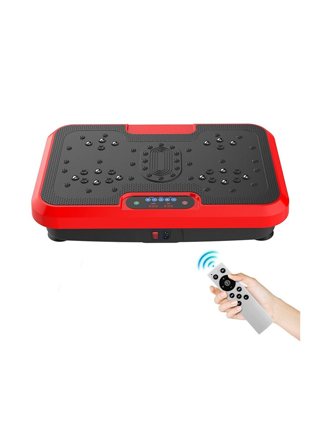 Siyah Elite Plates Egzersiz Ve Titreşimli Basen Karın Kol Bacak Spor Aleti WXA702-3