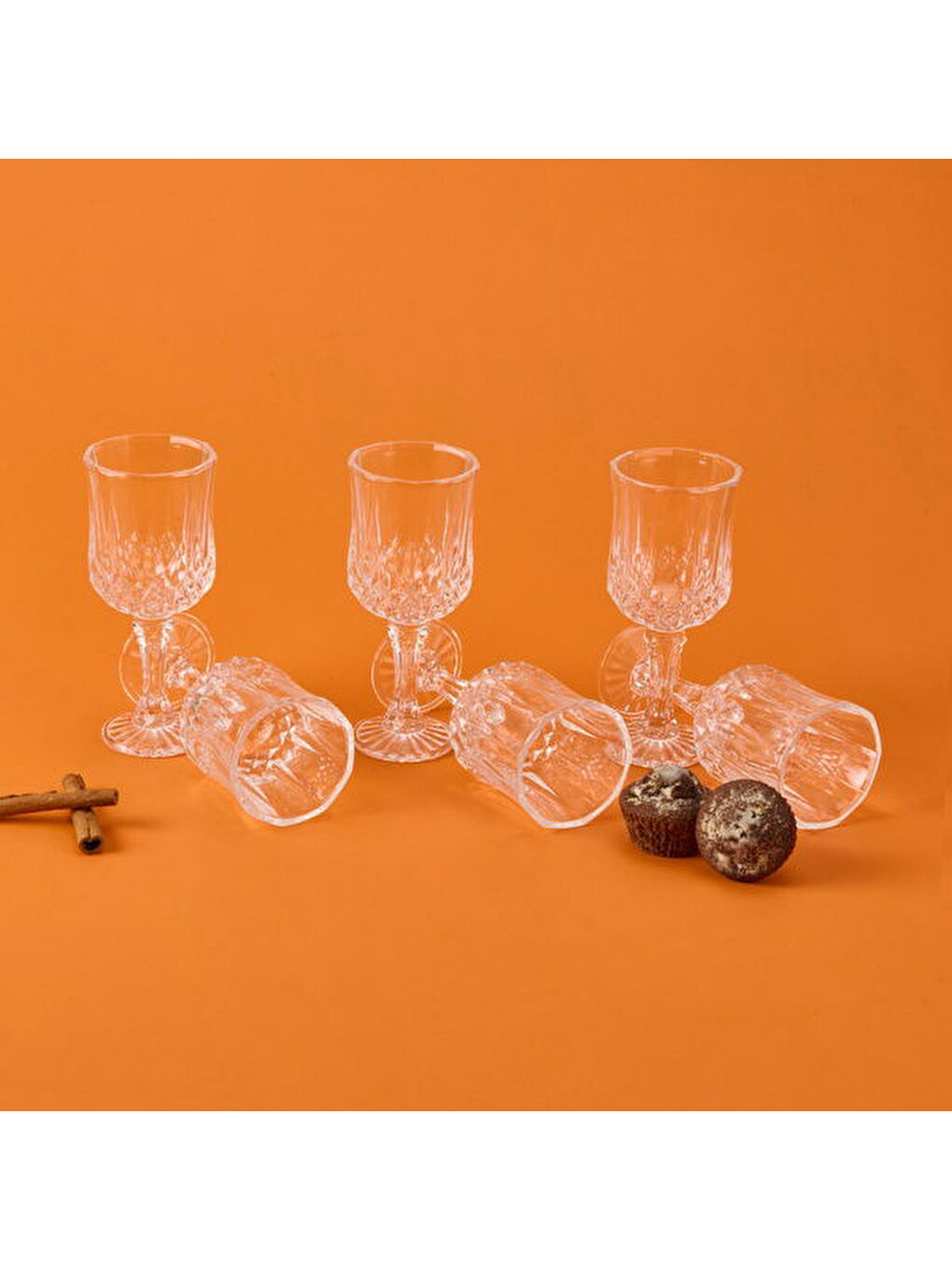 Renksiz Lucca 6'lı Meşrubat Bardağı - Şeffaf - 226 ml