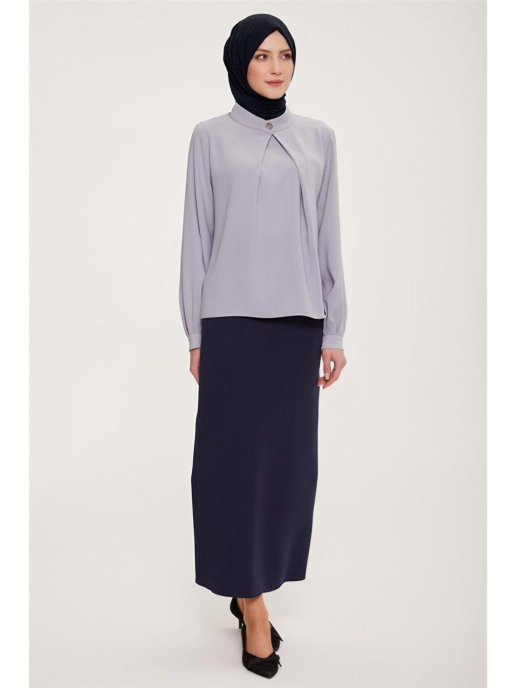 Lacivert Kalem Etek 22Yd1034-1