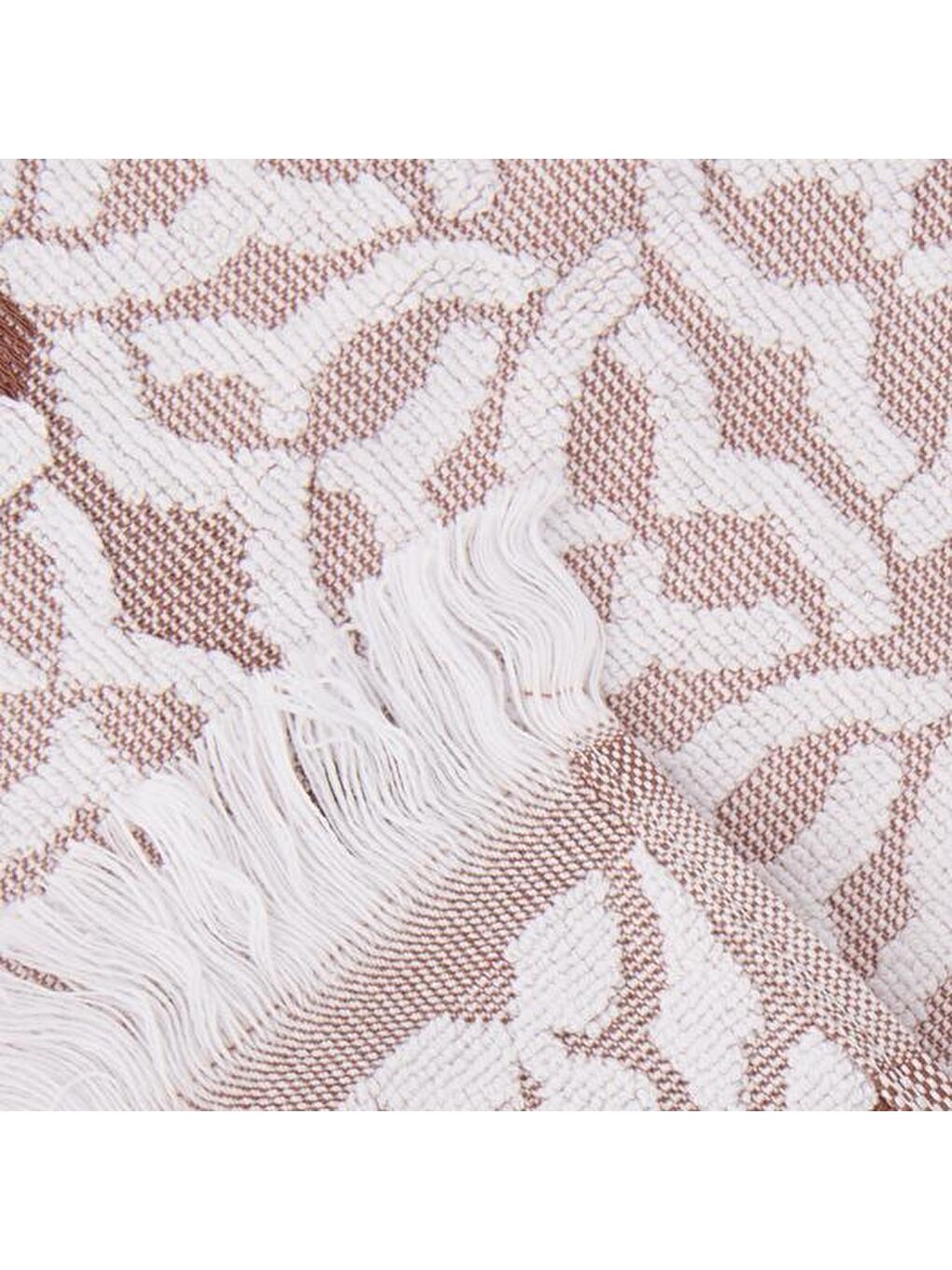 Kahverengi Soft Pin El Havlusu - Taba - 30x50 cm-3