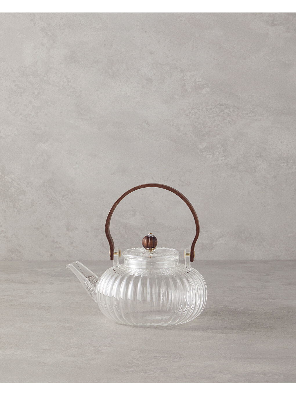 Renksiz Eva Borosilikat Demlik 800 ml Şeffaf