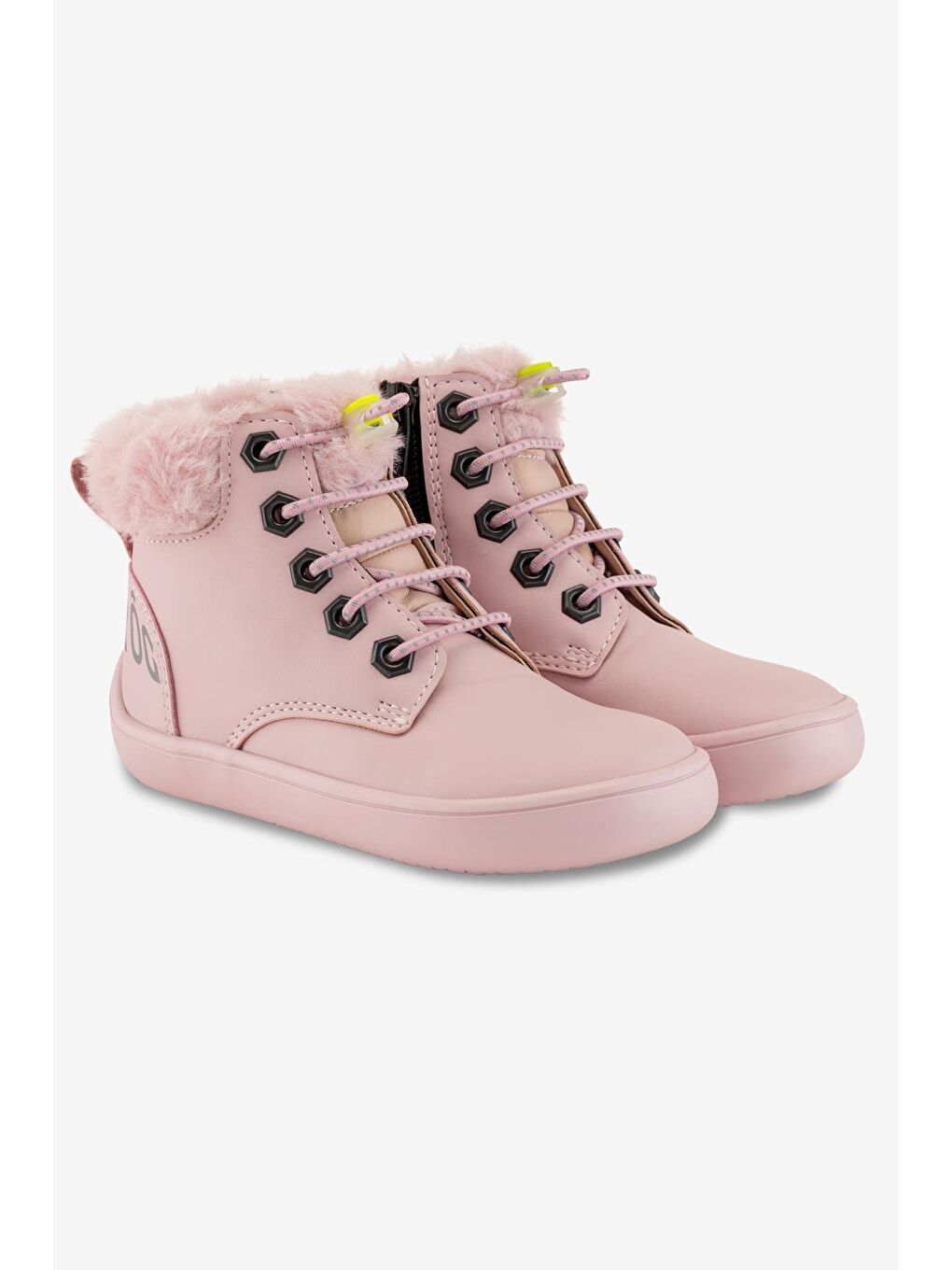 Furry Boots Pembe Lotus Barefoot Çocuk Botu