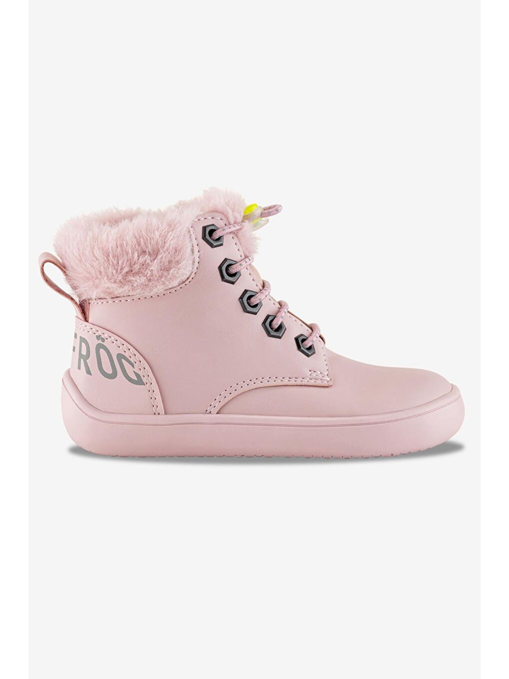 Furry Boots Pembe Lotus Barefoot Çocuk Botu-5