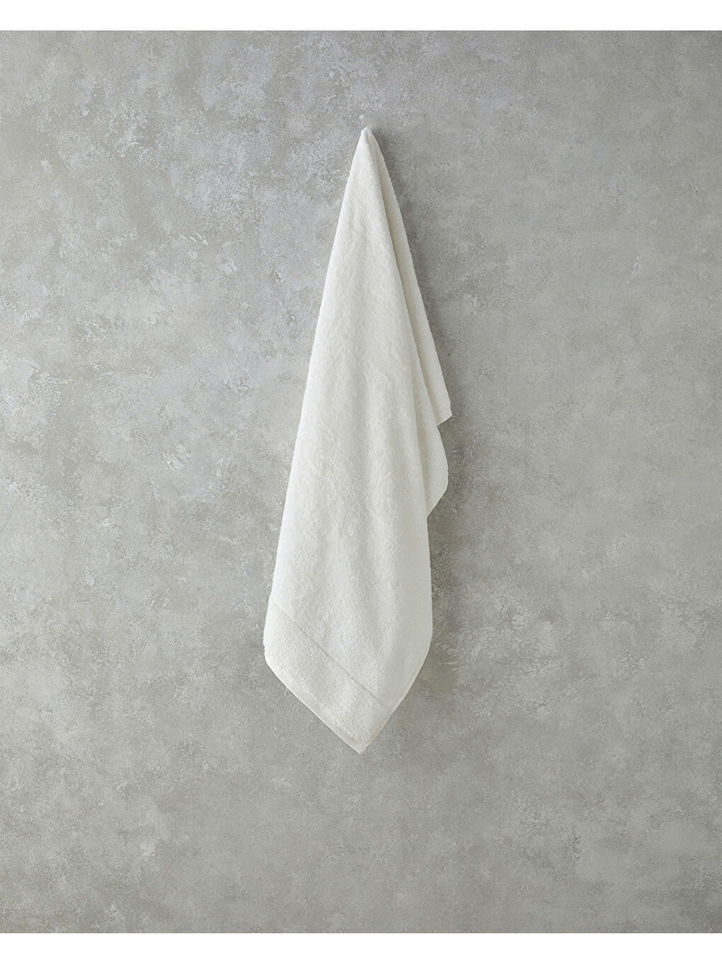 Leafy Bambu Banyo Havlusu 70x140 cm Ekru