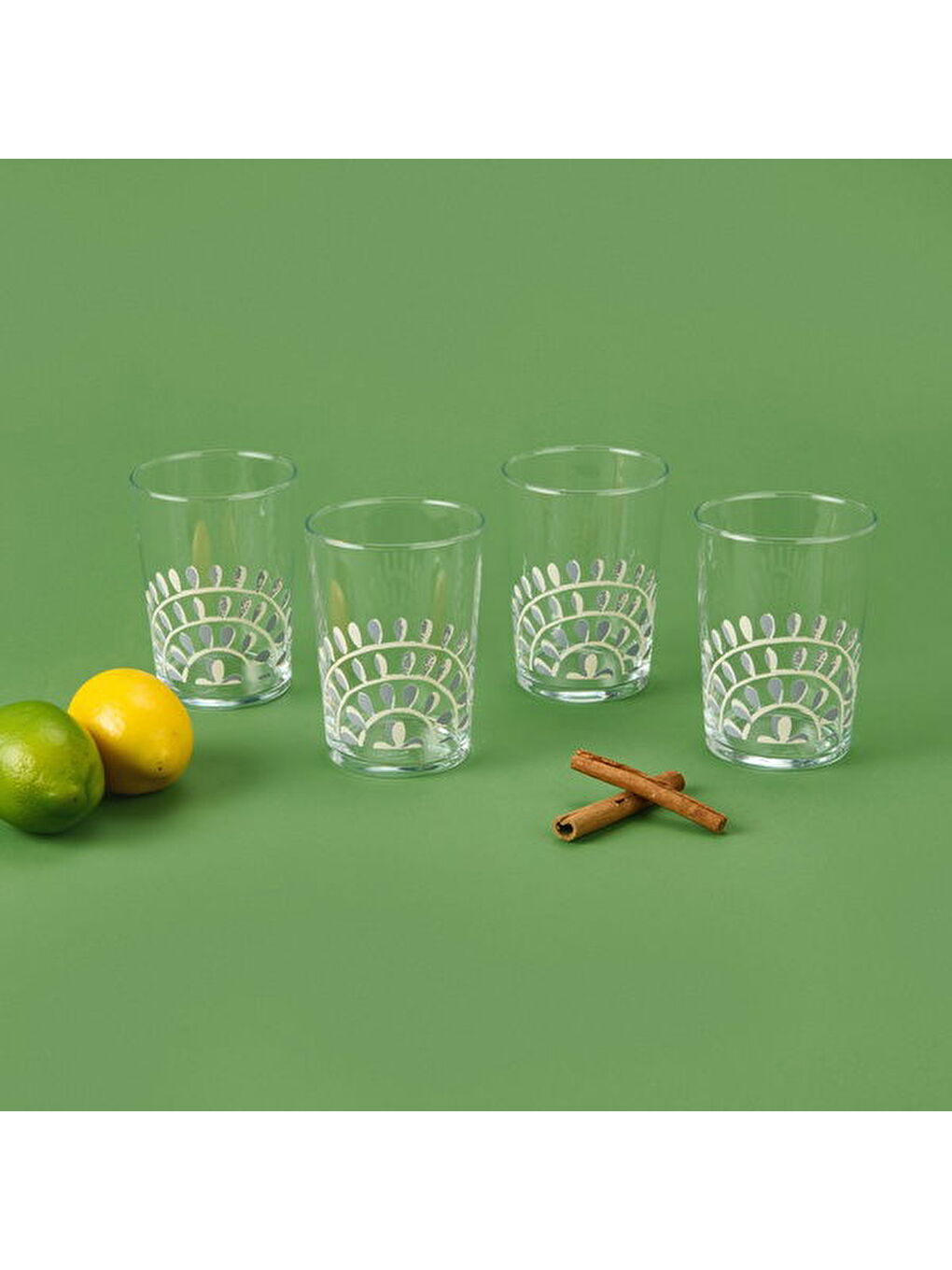 Karışık Kitchen Butas 4'lü Meşrubat Bardağı - Renkli - 510 ml