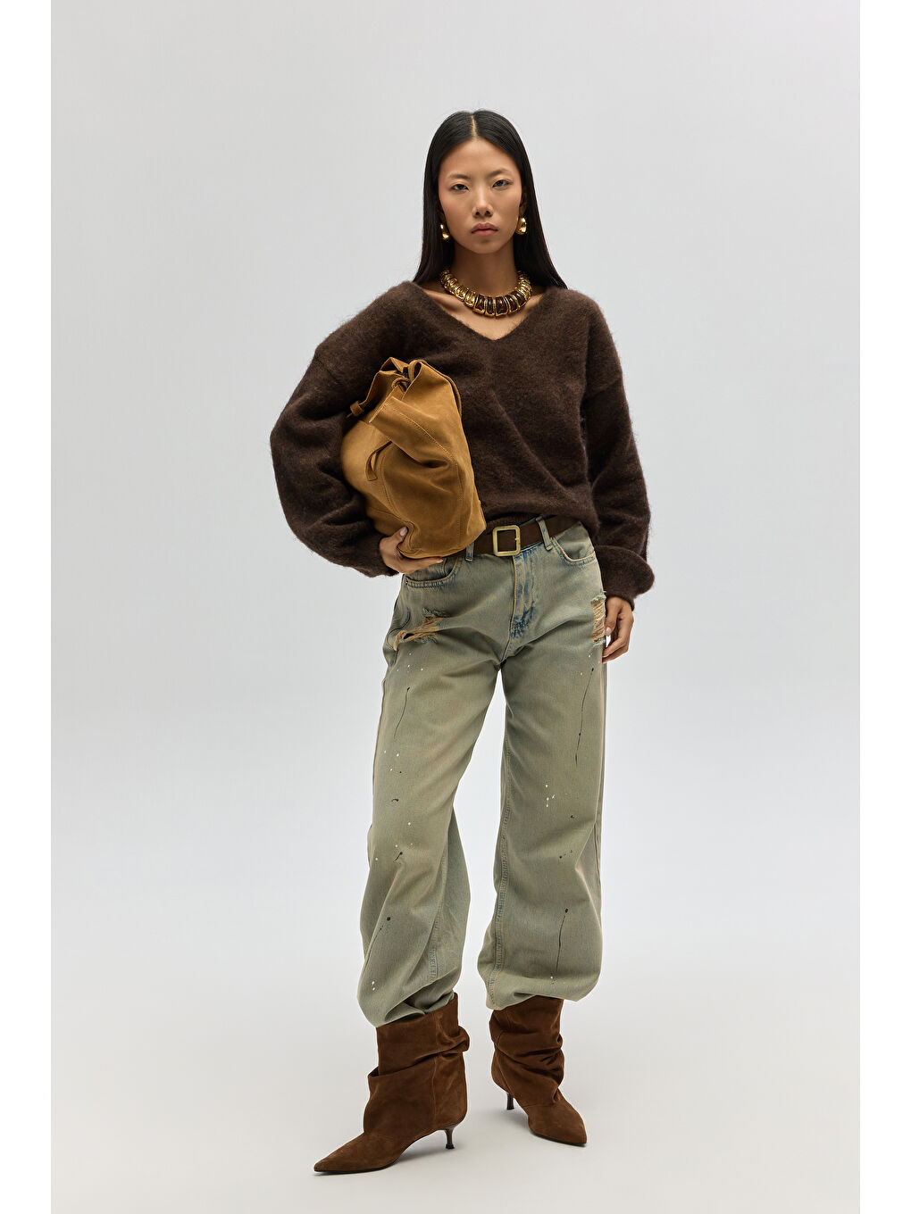 Touch Kirli Yeşil Jean Pantolon-6