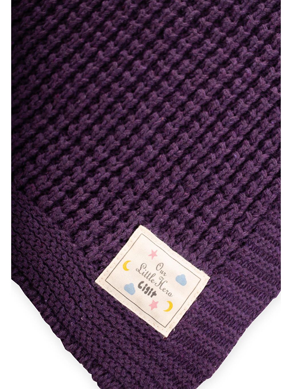 Selanik Triko Battaniye 80X100 (+/-5 Cm ) Mor-2