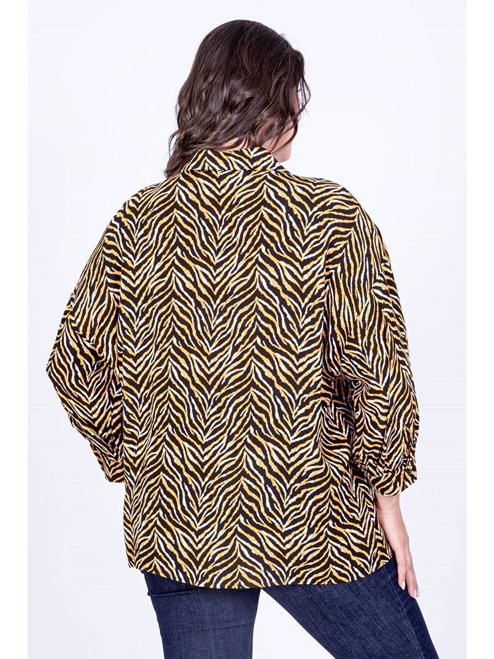 Sarı Oversize Gömlek-2