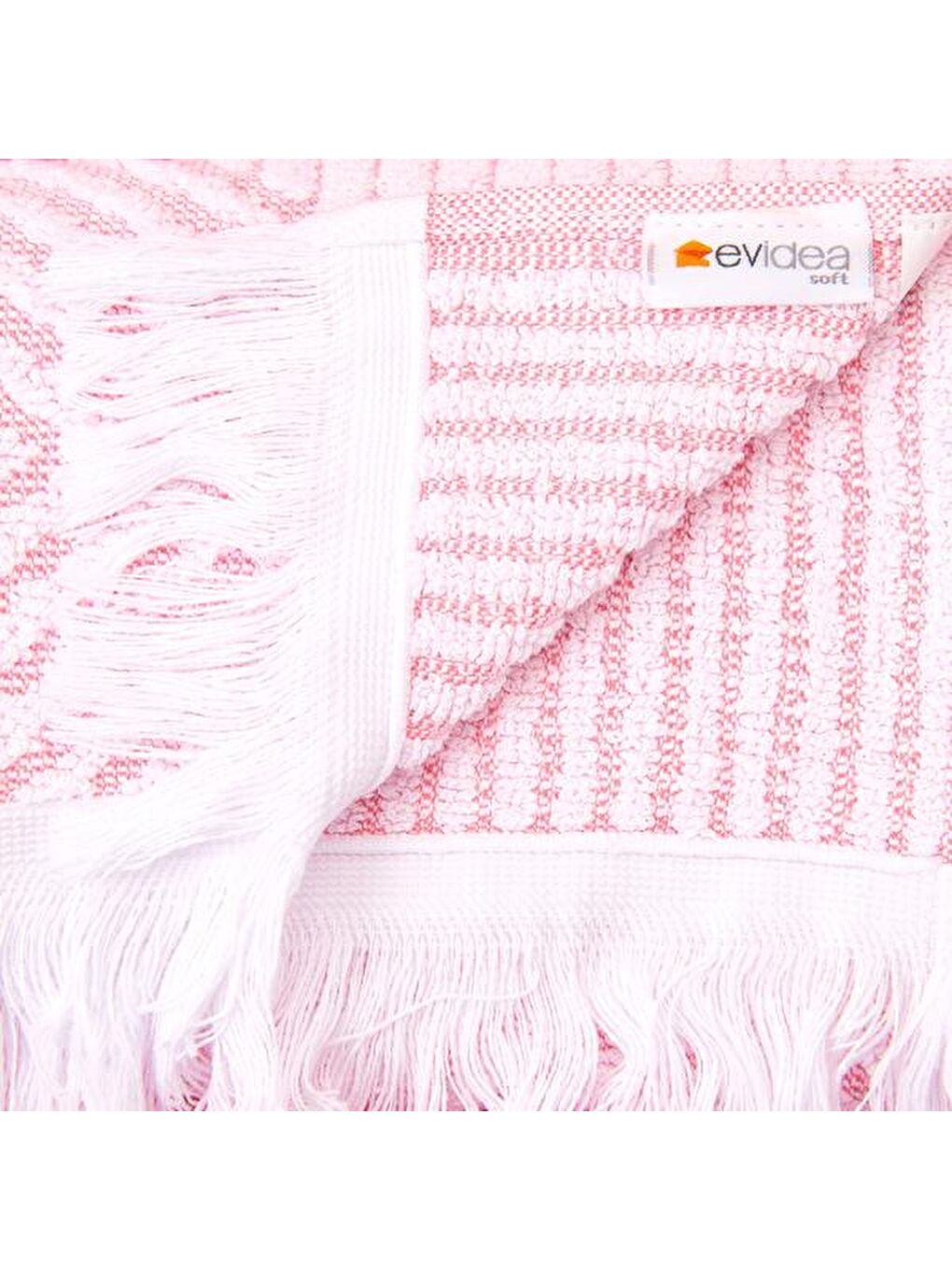 Soft Leaves El Havlusu - Pembe - 30x50 cm-1