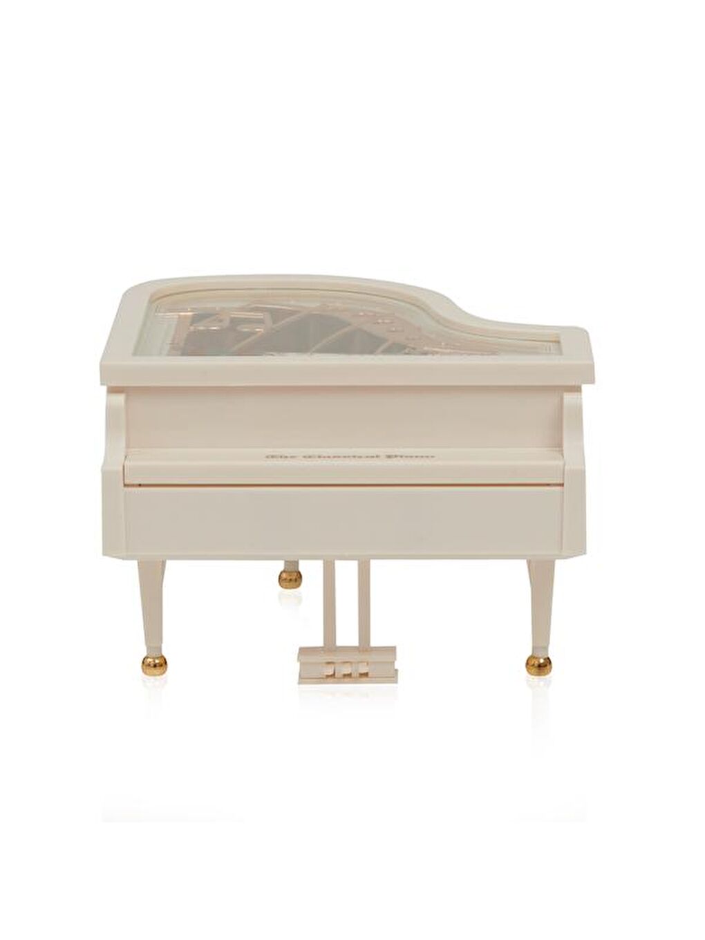 Beyaz Piyano Tasarımlı Müzik Kutusu