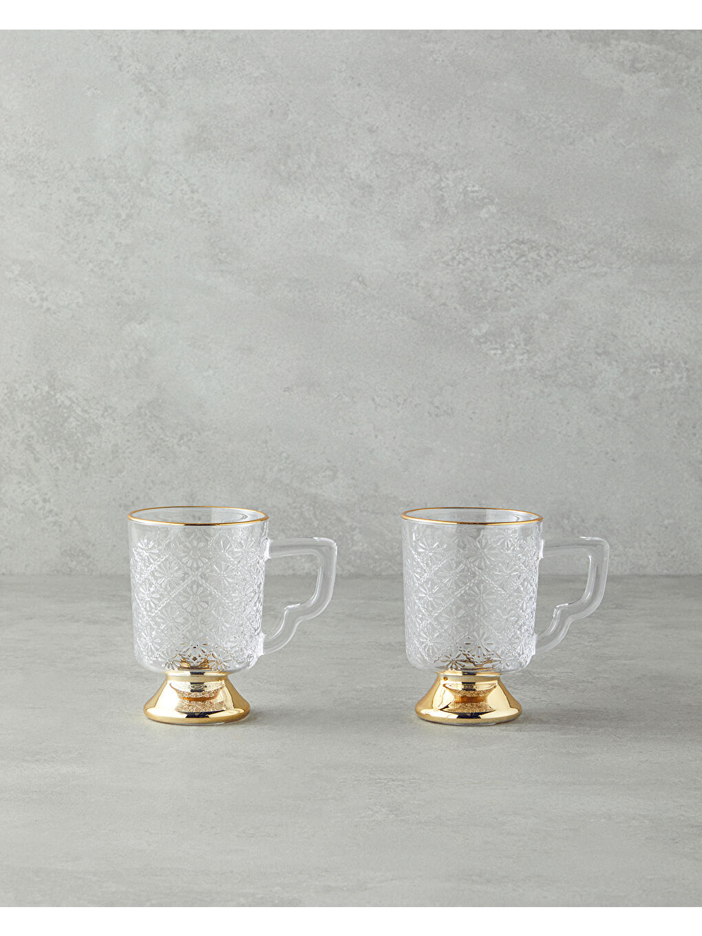 Sarı Trophy Shine Cam 2'li Kupa 325 ml Gold