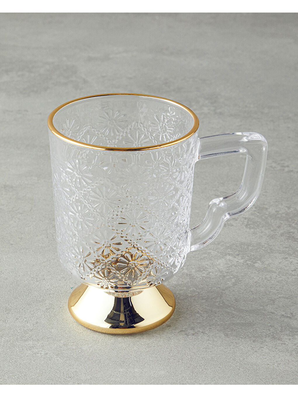 Sarı Trophy Shine Cam 2'li Kupa 325 ml Gold-2