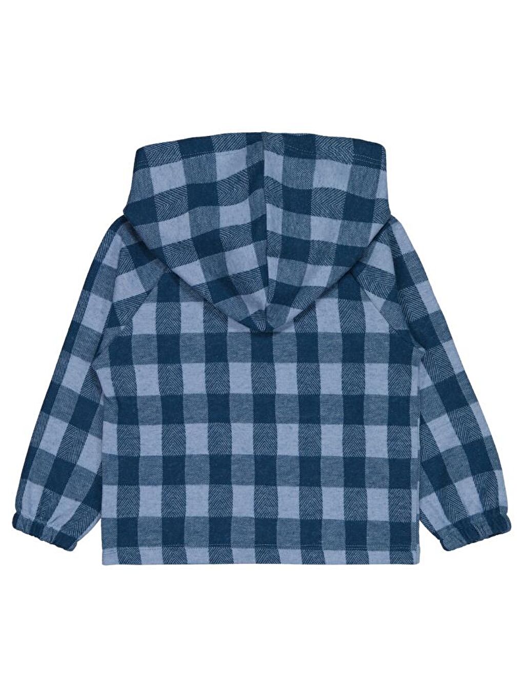 Boys Ekoseli Kapüşonlu 2-5 Yaş Gömlek - Mavi4-5 Yaş-1