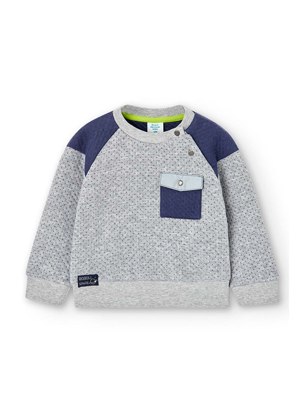 Boboli Erkek Çocuk Sweatshirt Gri