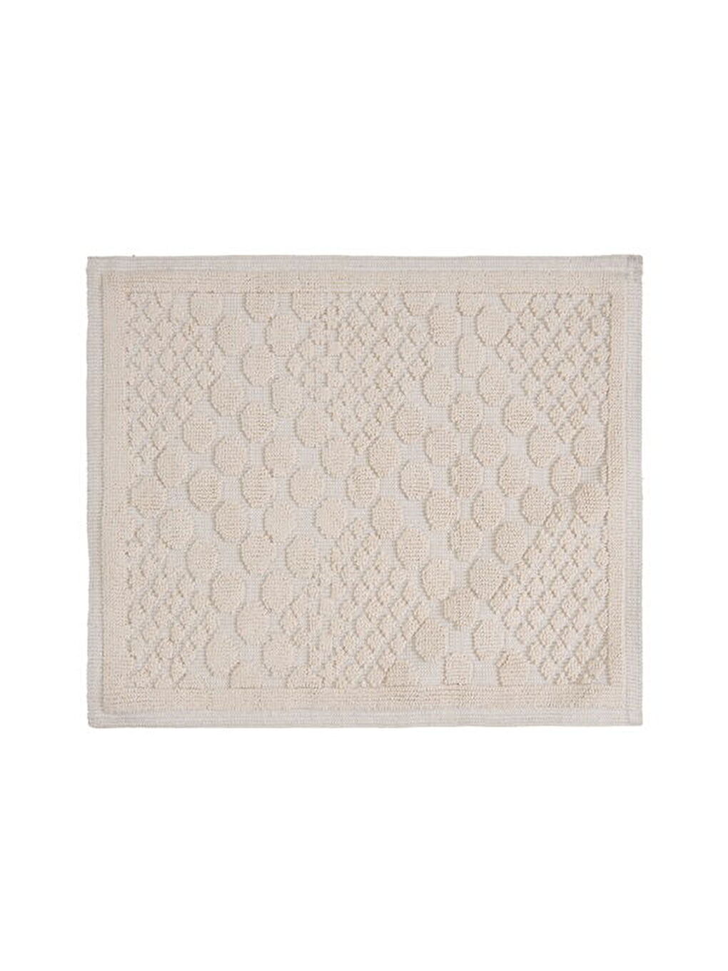 Soft Kağan 2'li Banyo Paspası - Ekru - 60x100 cm + 50x60 cm-1