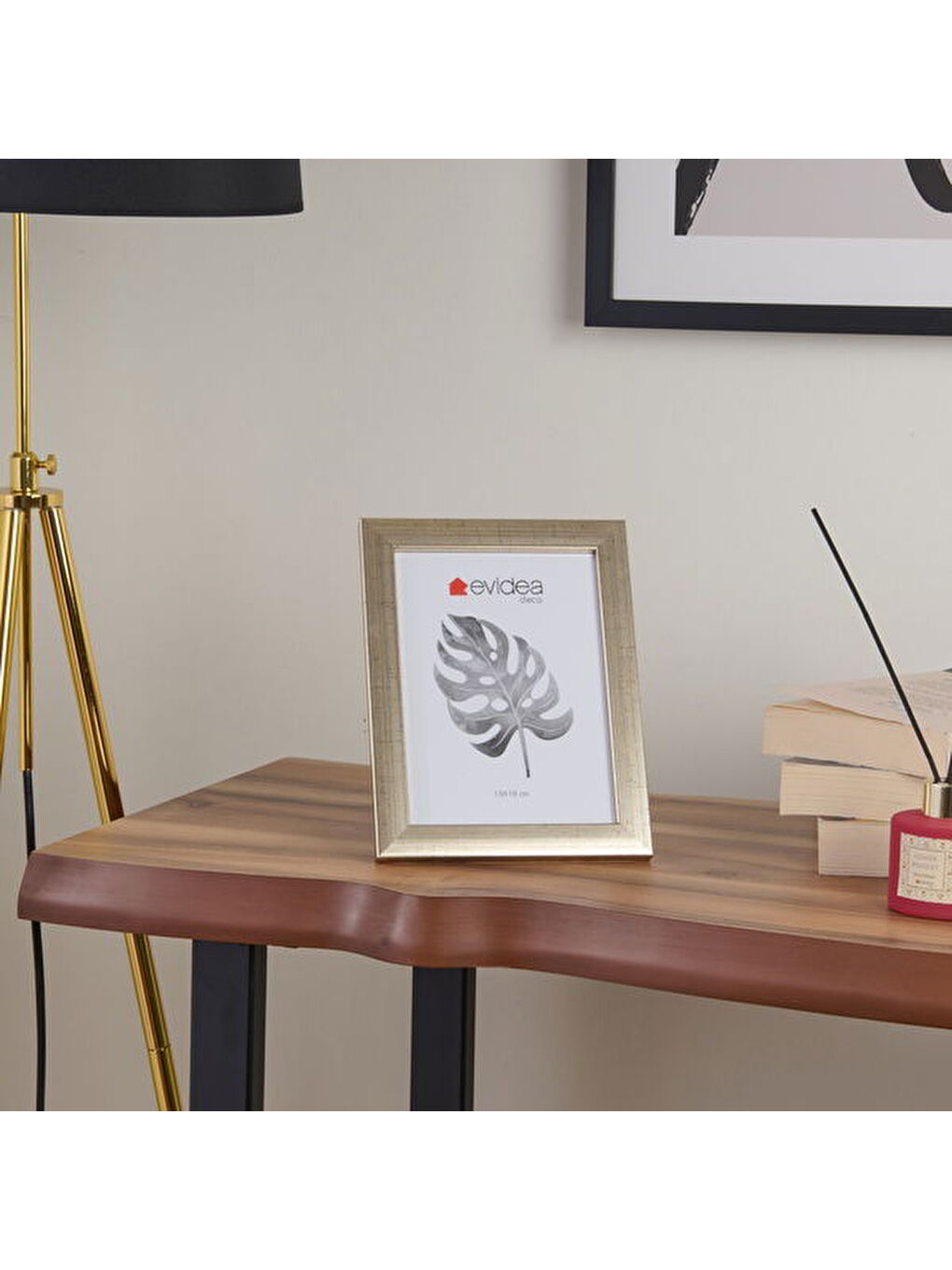 Gri Deco Gardenia Çerçeve - Gümüş - 13x18 cm-2