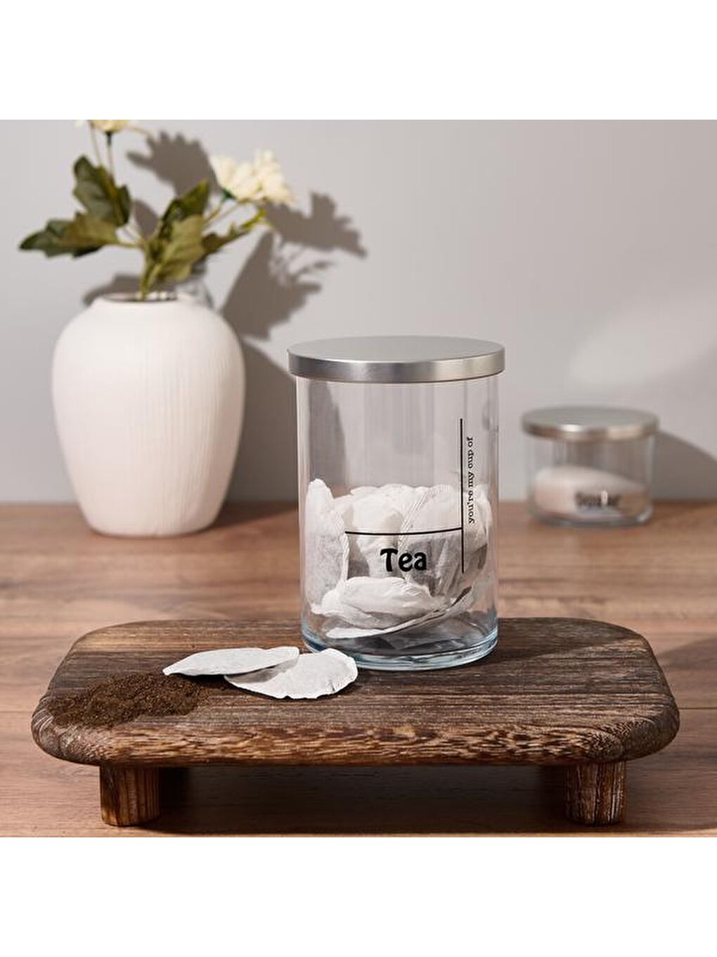 Renksiz Daily Jar Tea Kavanoz - Şeffaf - 1050 ml