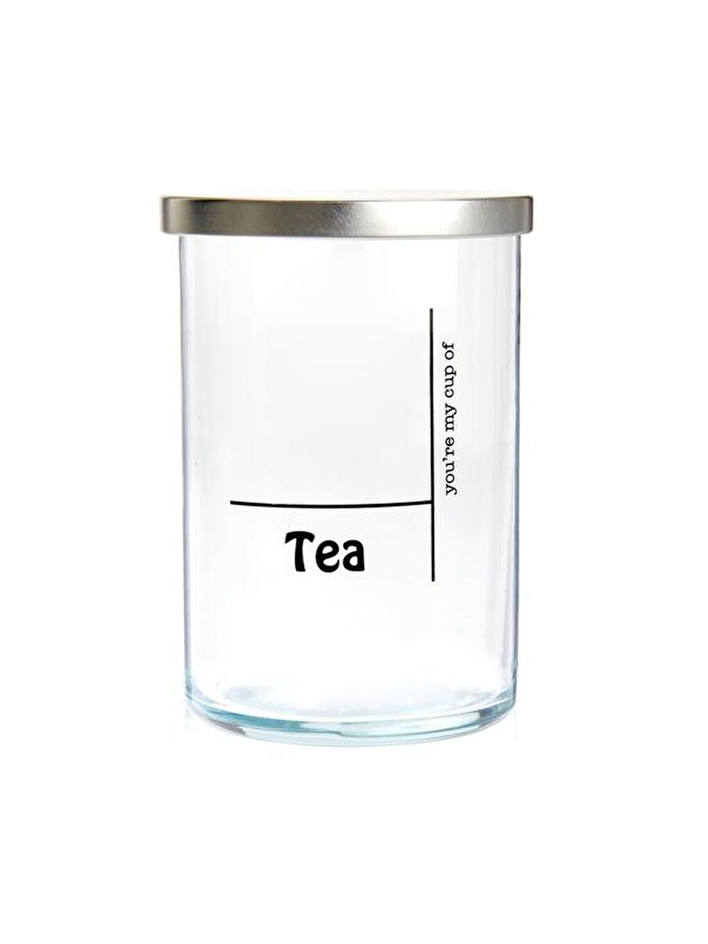 Renksiz Daily Jar Tea Kavanoz - Şeffaf - 1050 ml-2