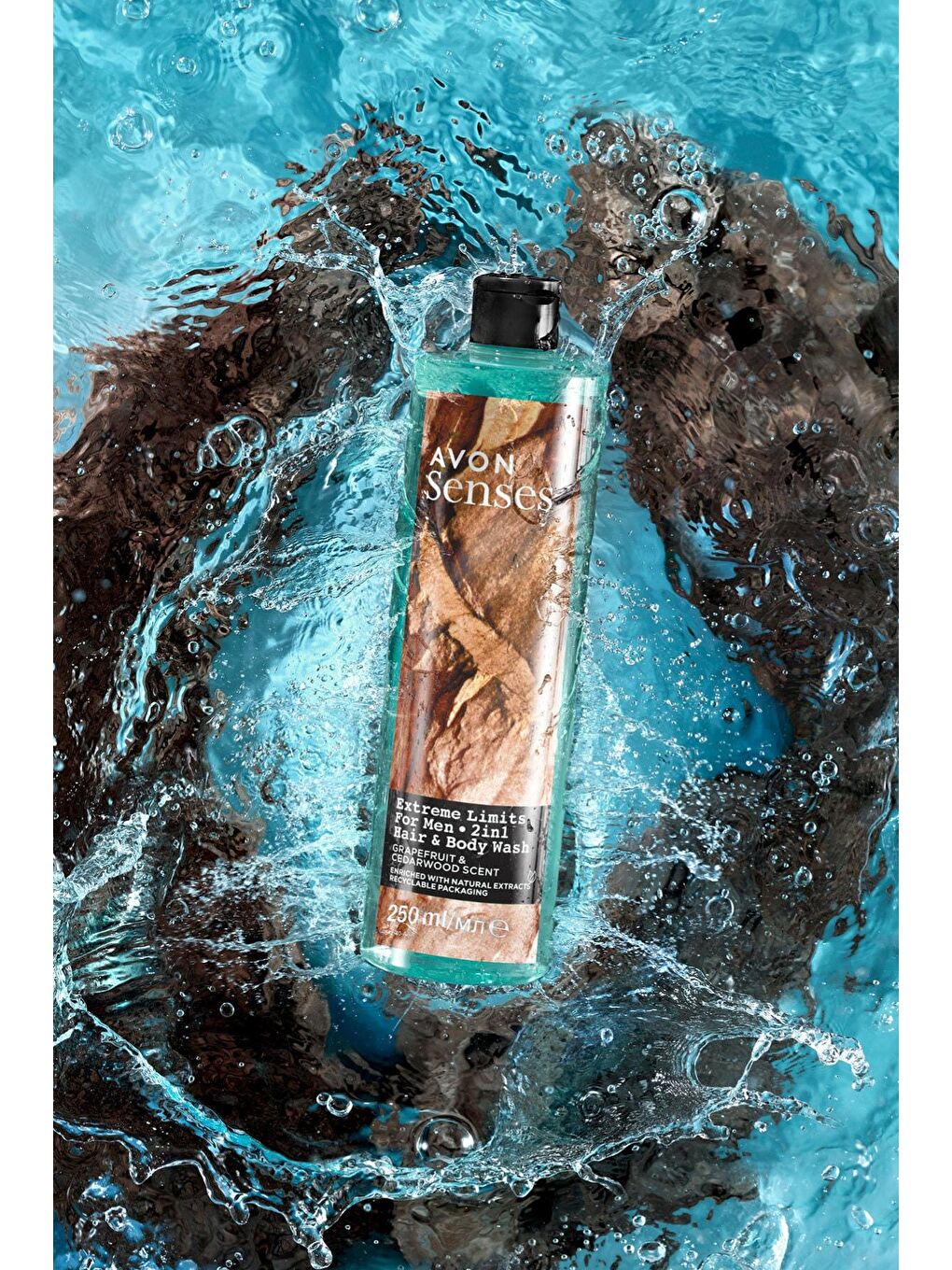 Senses Extreme Limits Greyfurt ve Sandal Kokulu Saç ve Vücut için Erkek Duş Jeli 250 Ml.-2