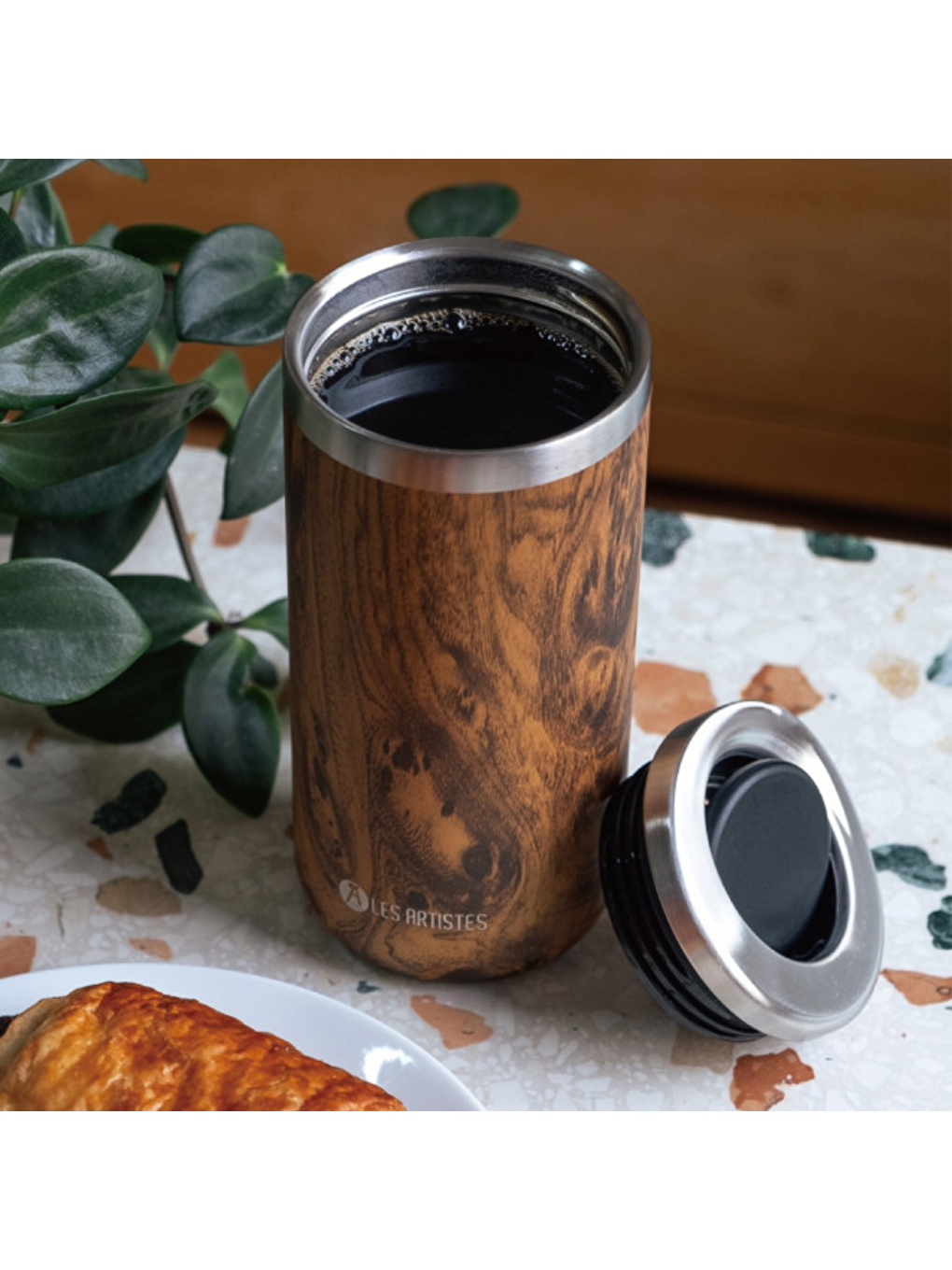 Karışık Isı Yalıtımlı Çelik Termos Mug 500ml Xmas-4