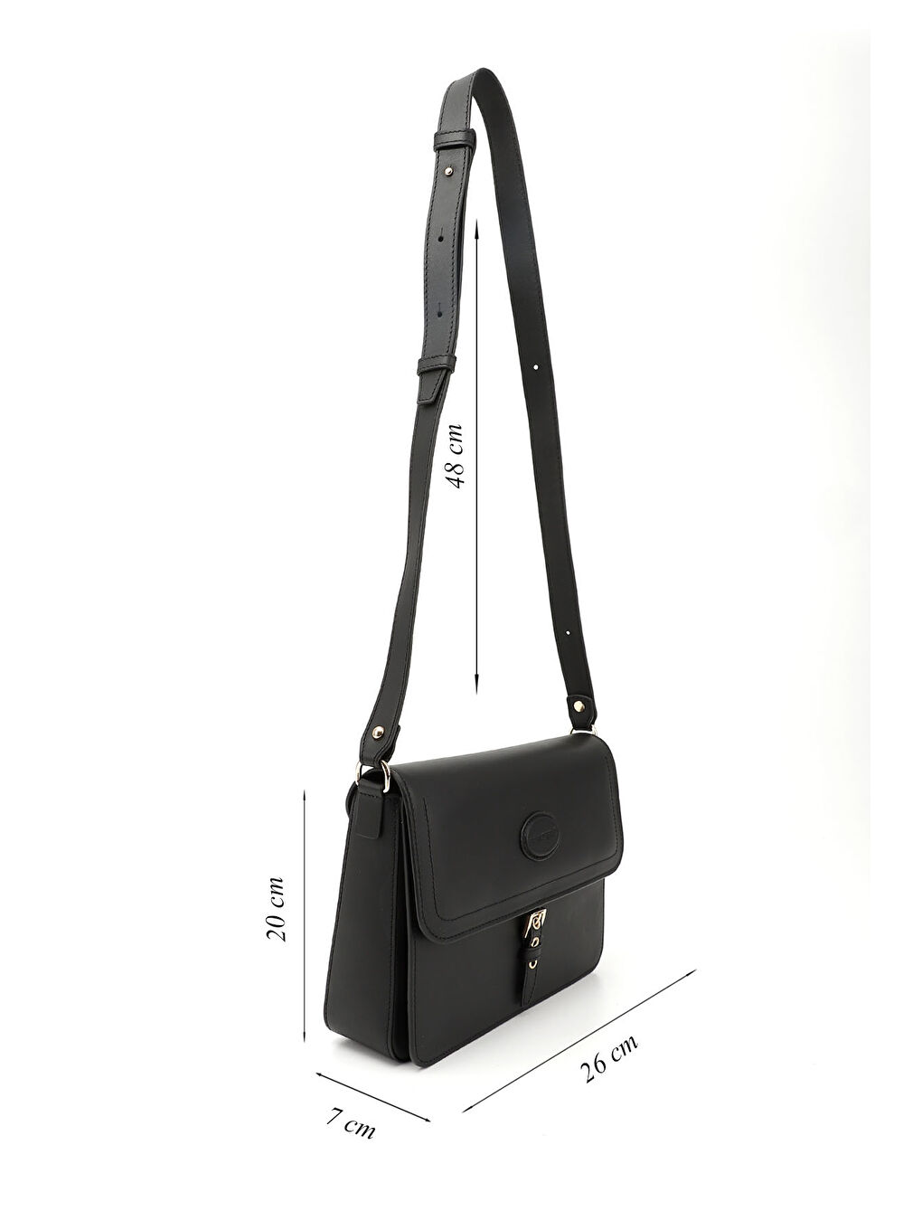 Mor Kadın ZÜMRÜT-SİYAH Hakiki Deri Omuz Çantası-1