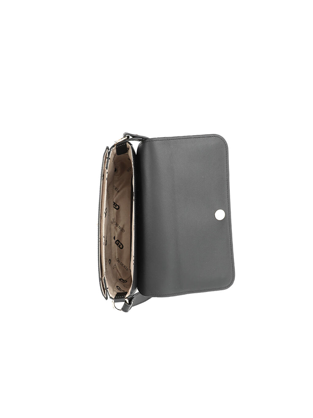 Mor Kadın ZÜMRÜT-SİYAH Hakiki Deri Omuz Çantası-4