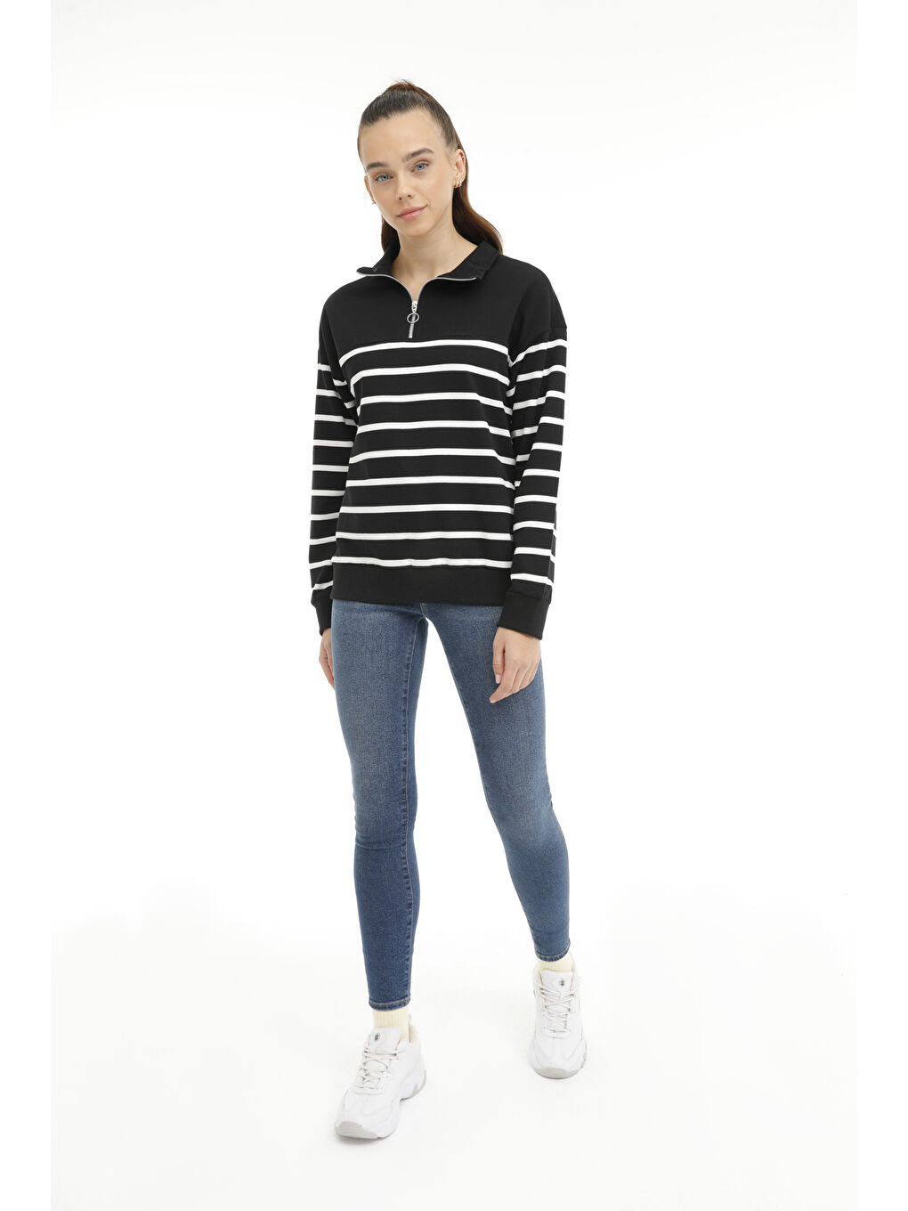 Kinetix WL RAYNE ÇZG 16GCX105 3PR Siyah Kadın Sweatshirt - 2