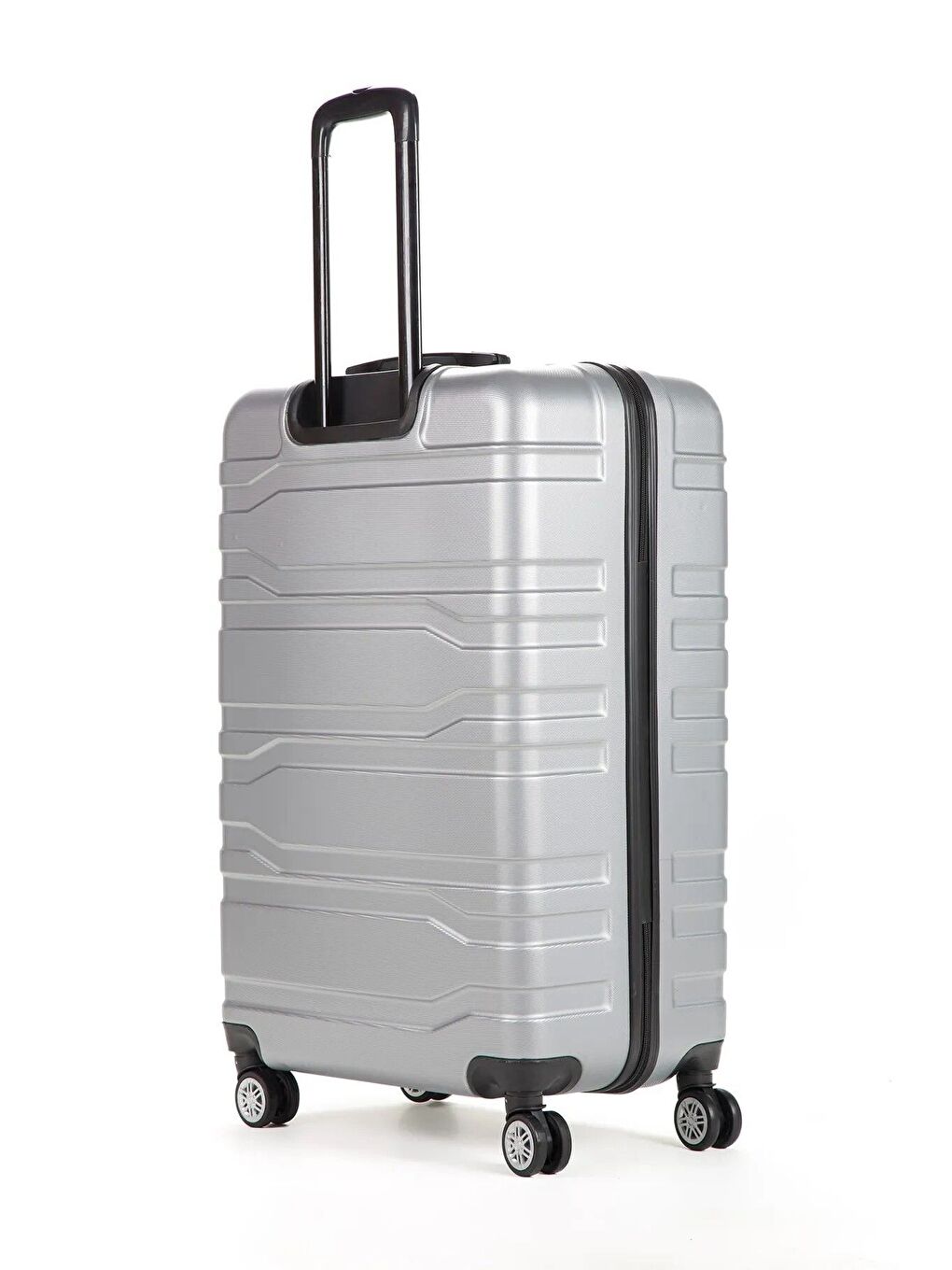 Gri ABS Unisex 75cm Büyük Boy Valiz-2